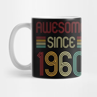 Vintage Awesome Since 1960 Mug